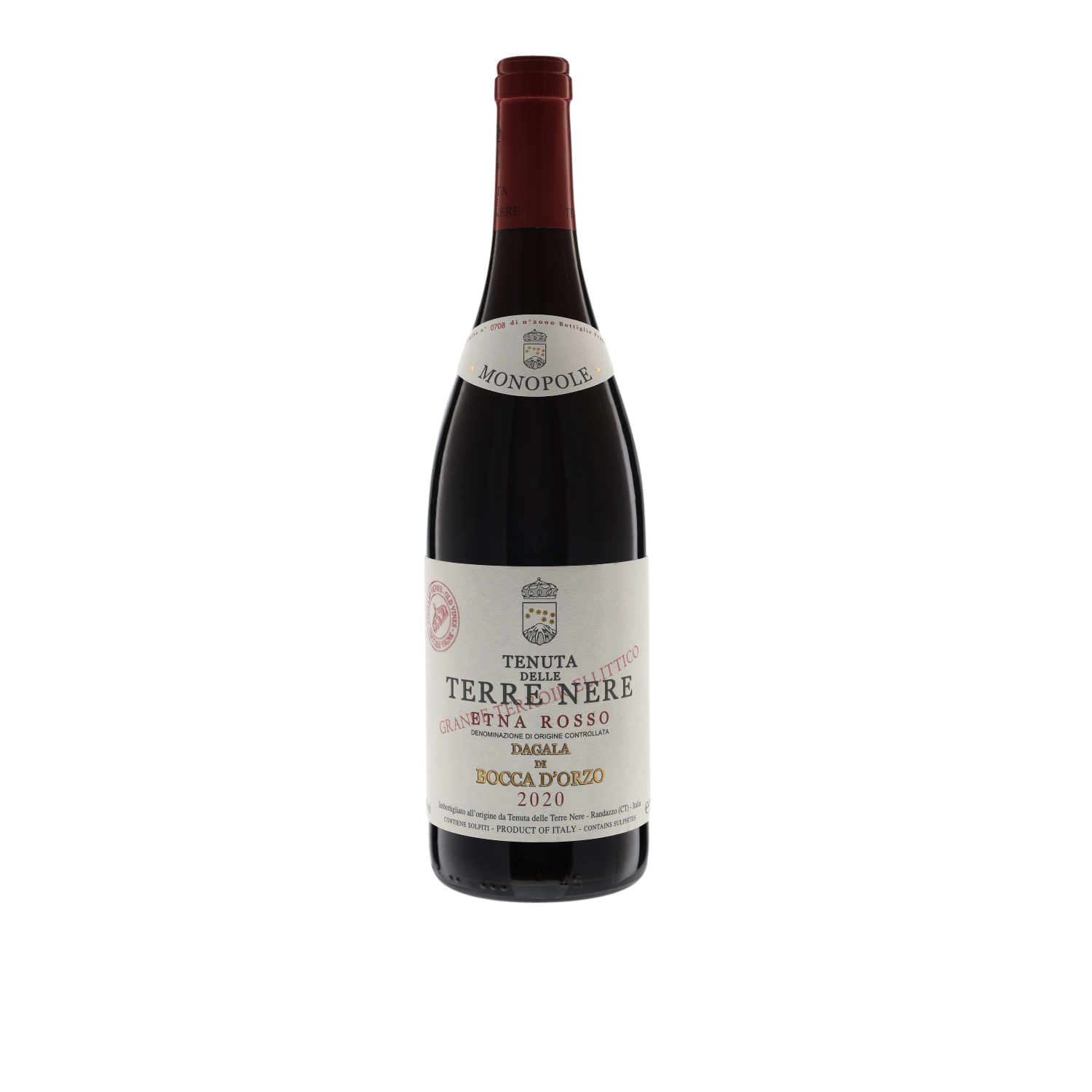 Etna Rosso DOC Dagala Di Bocca D´Orzo Terre Nere