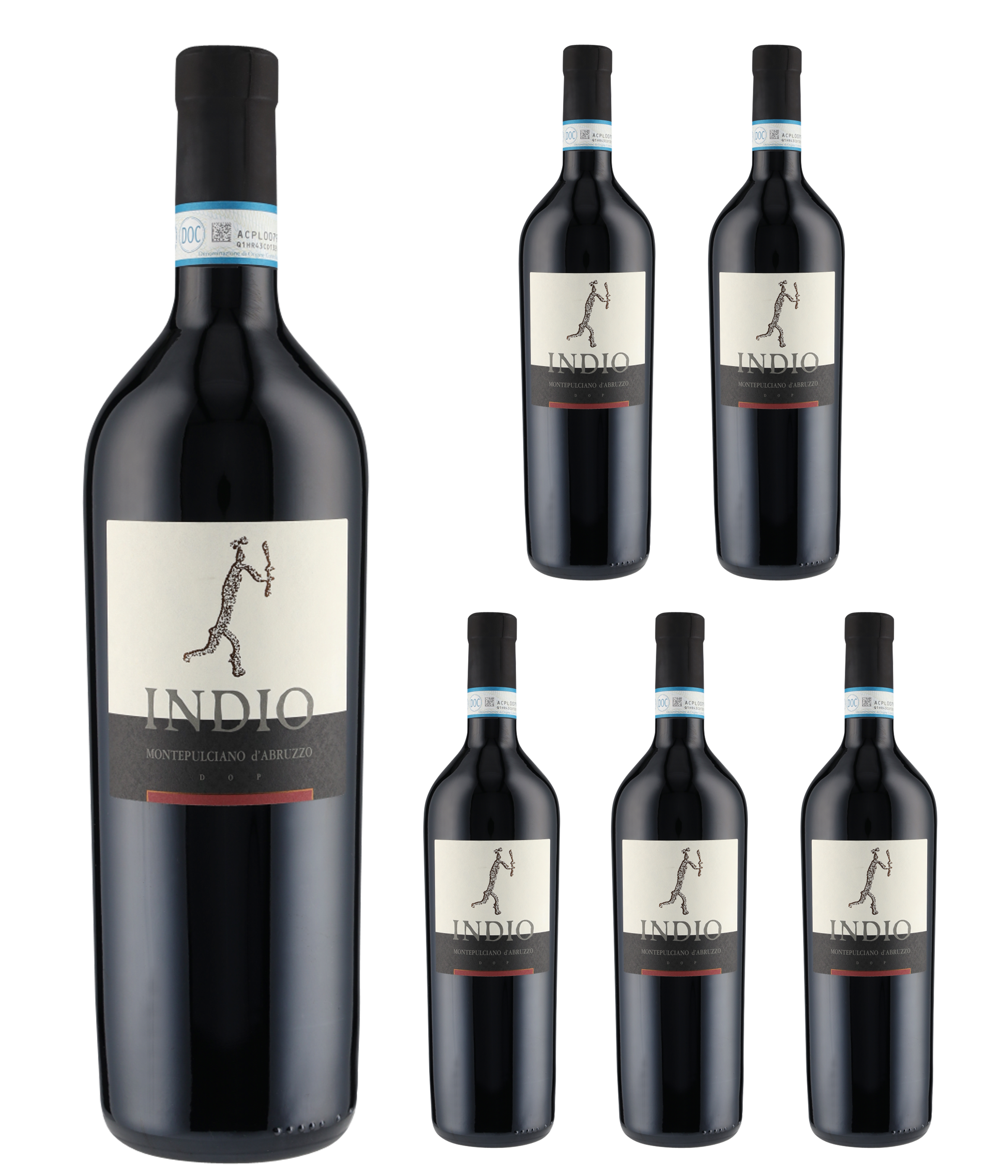 Montepulciano d Abruzzo Indio DOC 2018 (6 Fl. x 0.75l) Bove