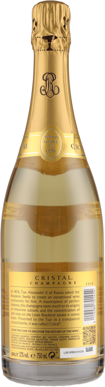 Champagne Roederer Cristal Brut 2014