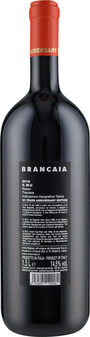 Brancaia Il Blu 30th Anniversary Edition 2018 1.5 L Casa Brancaia