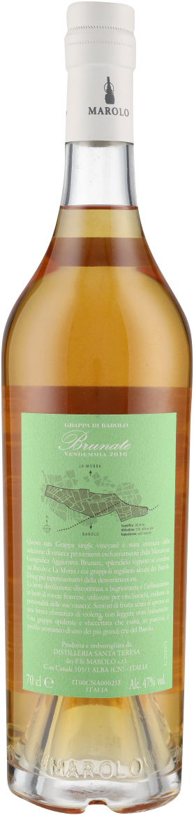 Grappa di Barolo Brunate Marolo 47° Marolo Grappe NV