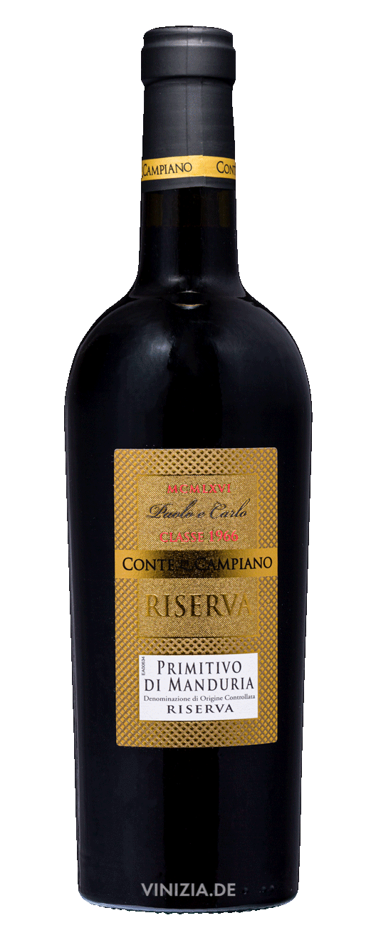 Primitivo di Manduria Riserva Conte di Campiano