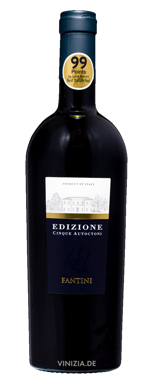 Edizione 20 Cinque Autoctoni Vino Rosso IGT Farnese