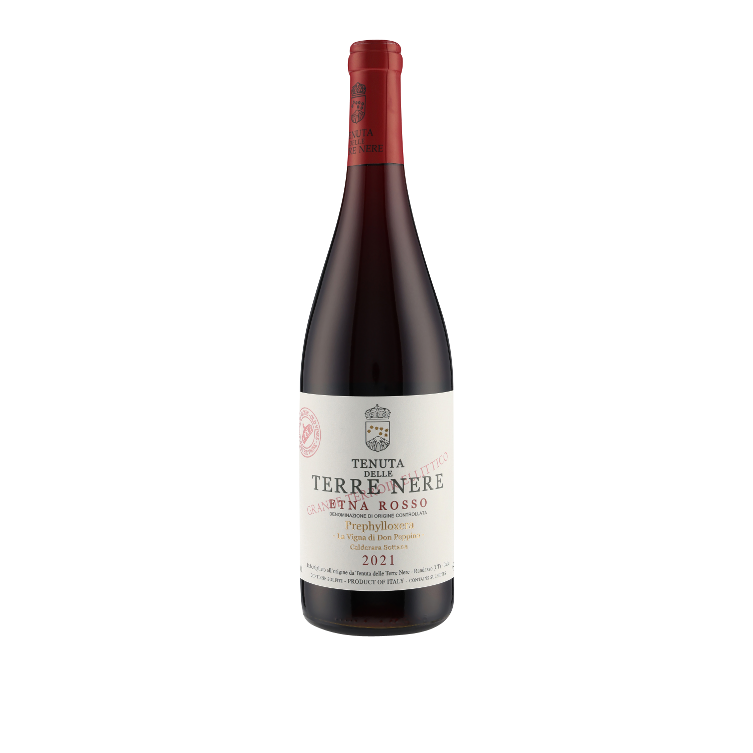 Etna Rosso DOC Prephylloxera Don Peppino 2021 Terre Nere