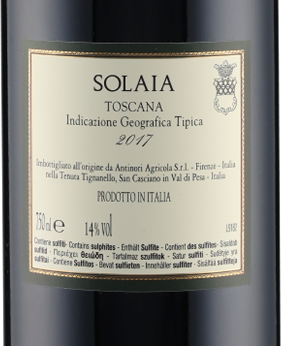 Solaia Toscana IGT 2012 Antinori