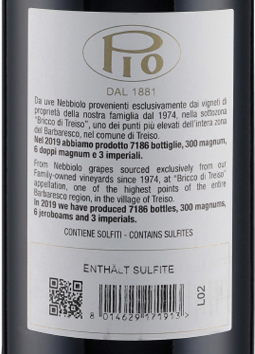 Barbaresco Il Bricco DOCG 2019 Pio Cesare