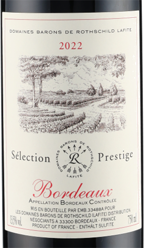 Rothschild (Lafite) Selection Prestige Bordeaux AOC 2022