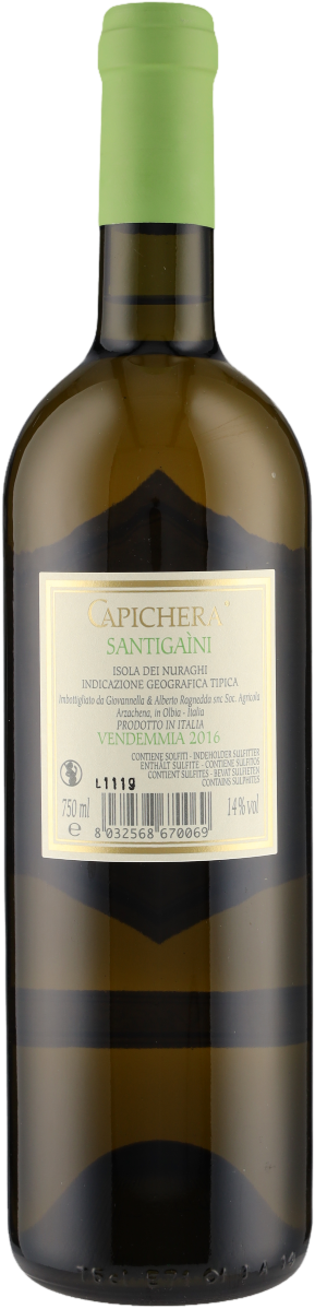 Vermentino di Gallura Santigaini IGT 2016 Capichera