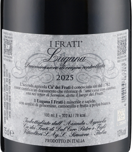 Lugana I Frati DOC 2025 Ca dei Frati