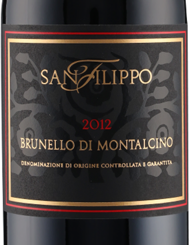 Brunello di Montalcino DOCG 2012 San Filippo