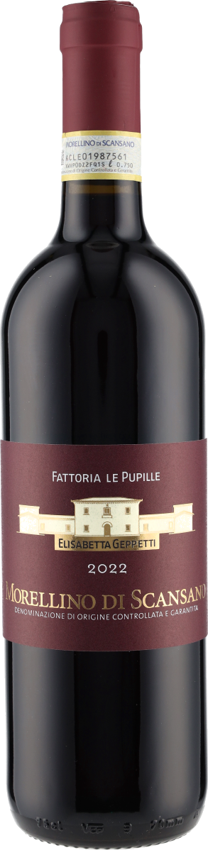 Morellino di Scansano DOCG 2022 Le Pupille