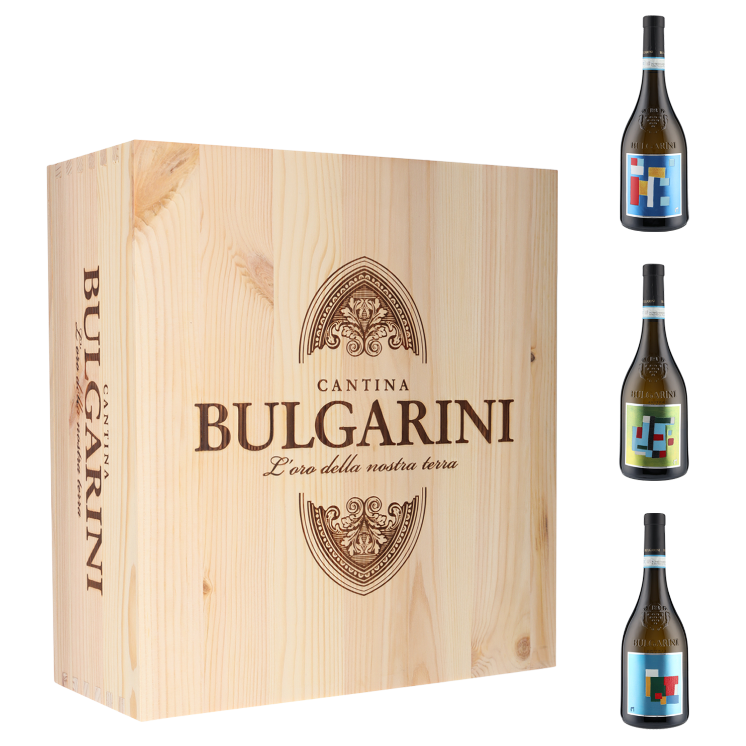 Lugana DOC 3er Holzkiste 360 Perspectives Bulgarini