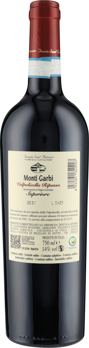 Valpolicella Sup. Ripasso Monti Garbi DOC 2022 Sant Antonio